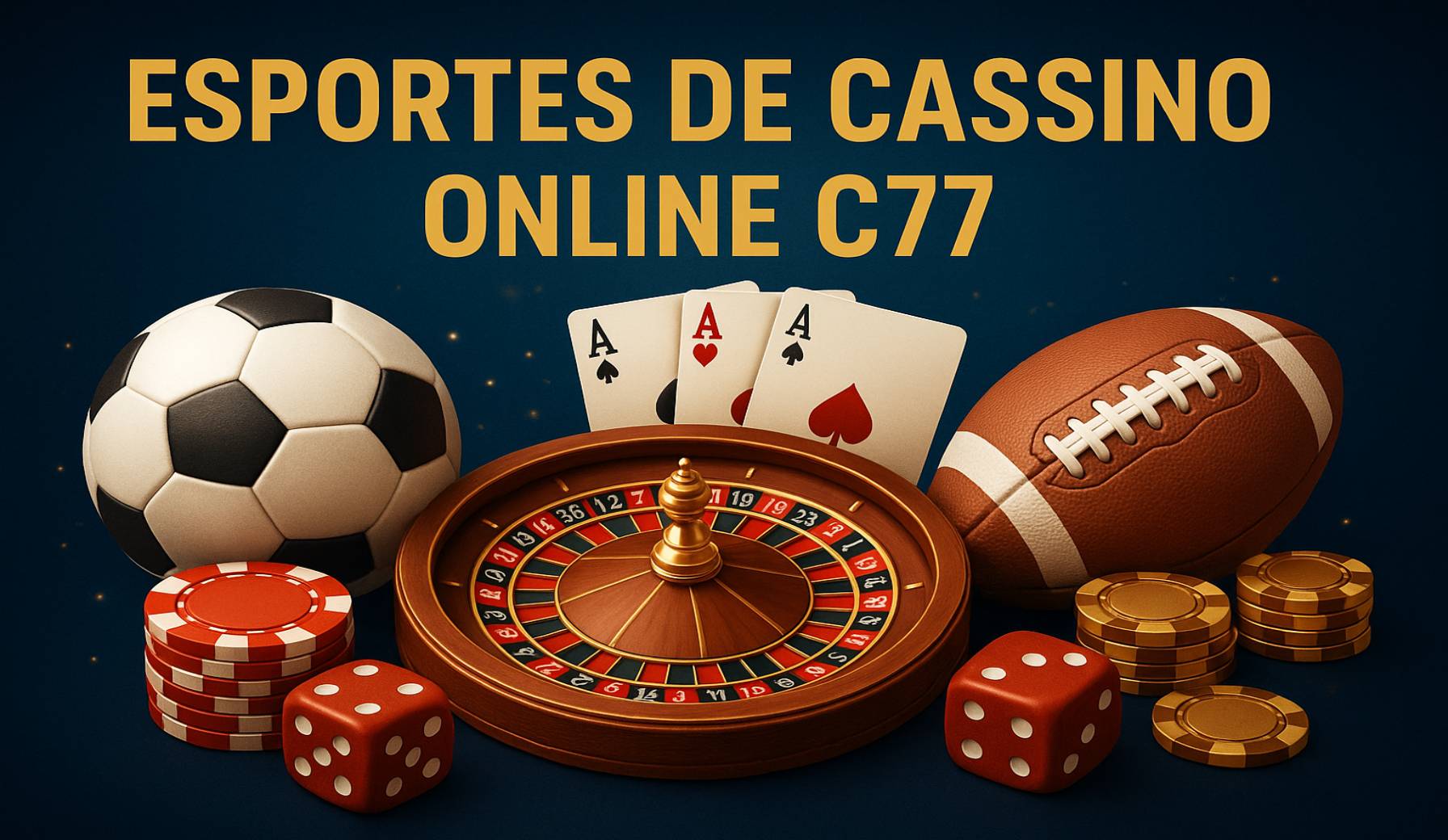 Aposte em apostas esportivas no cassino online C77