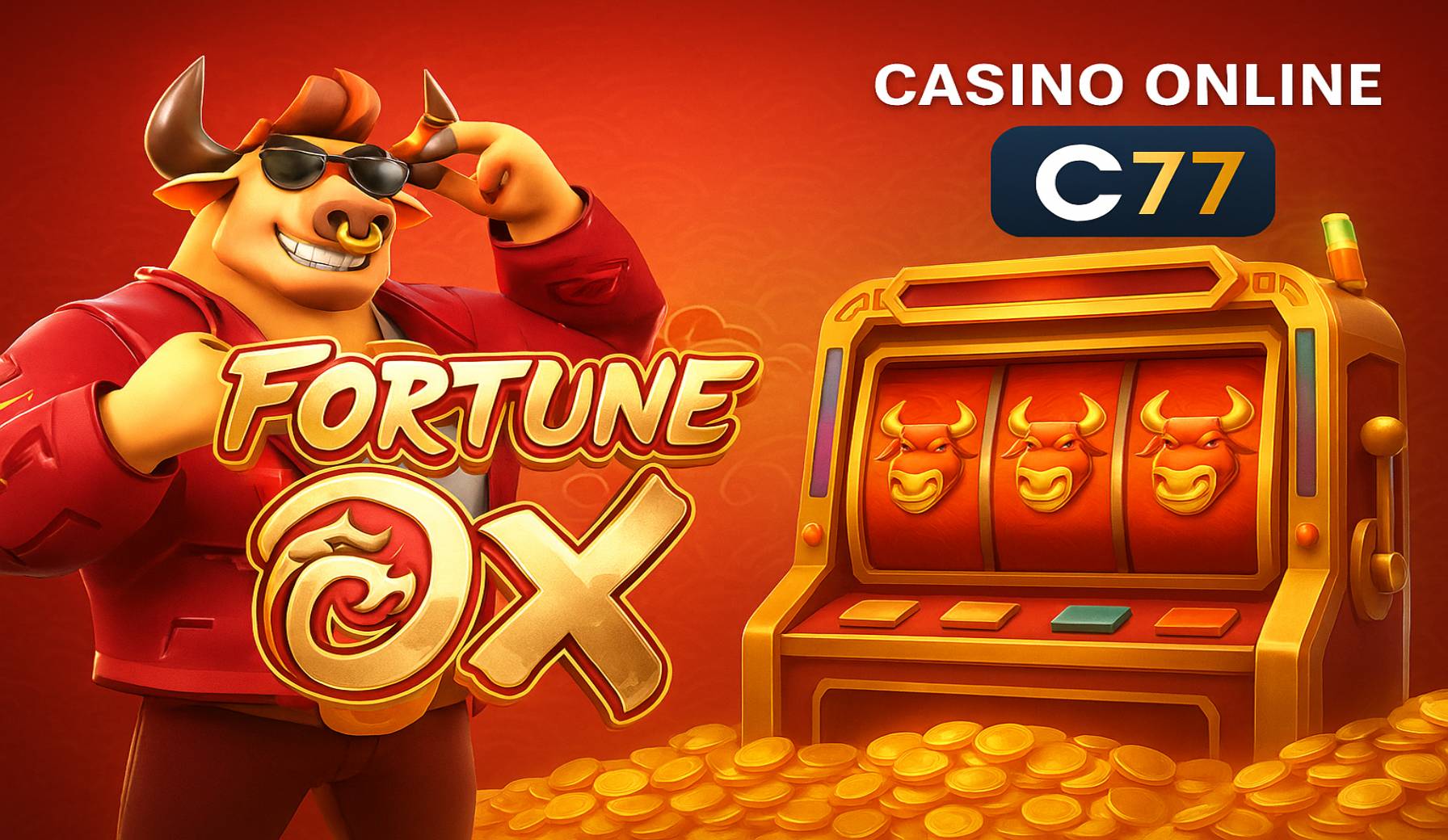 Fortune Ox no C77 - Aposte Agora e Reivindique Seus Ganhos
