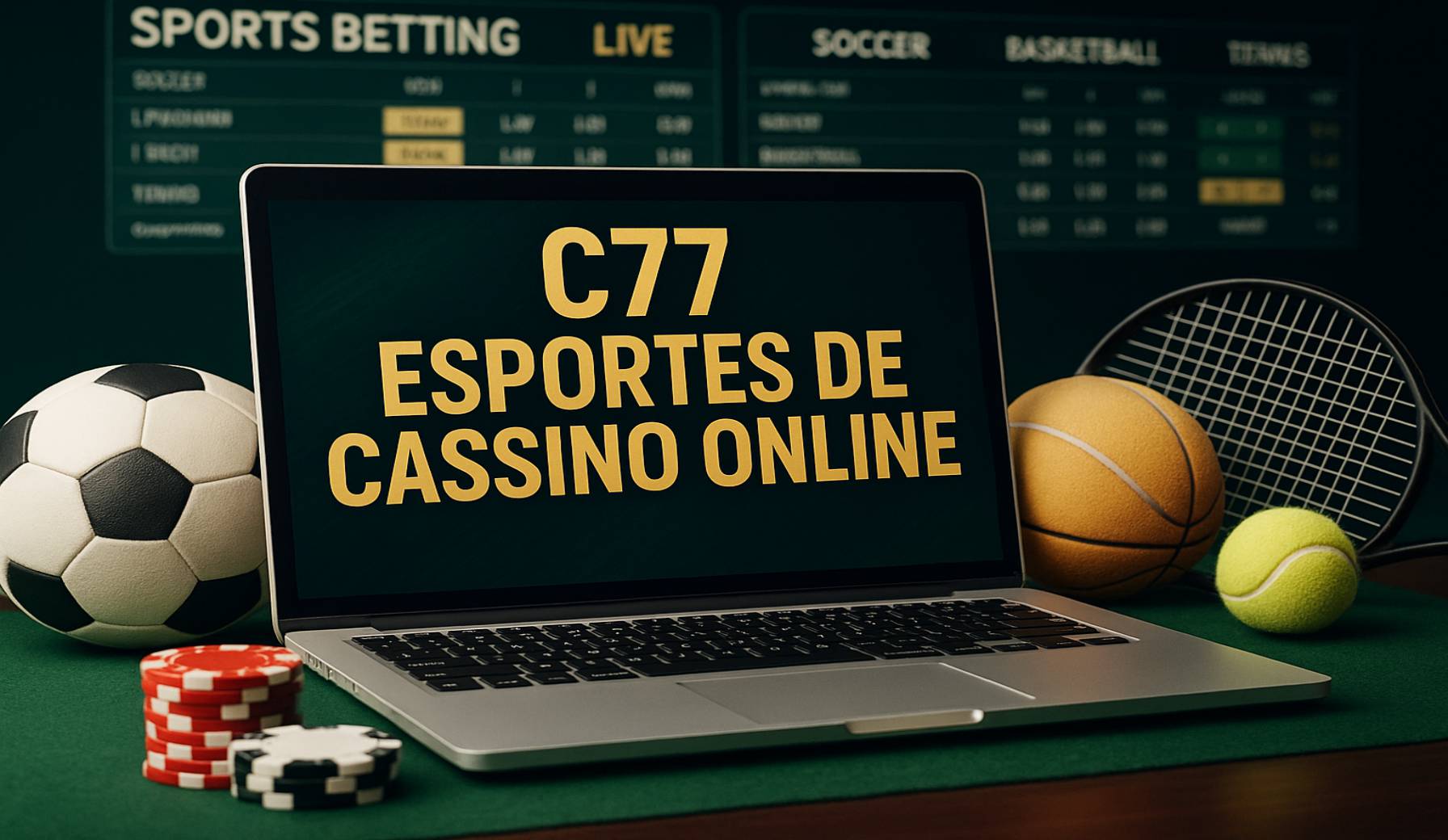 Apostas esportivas no cassino online C77